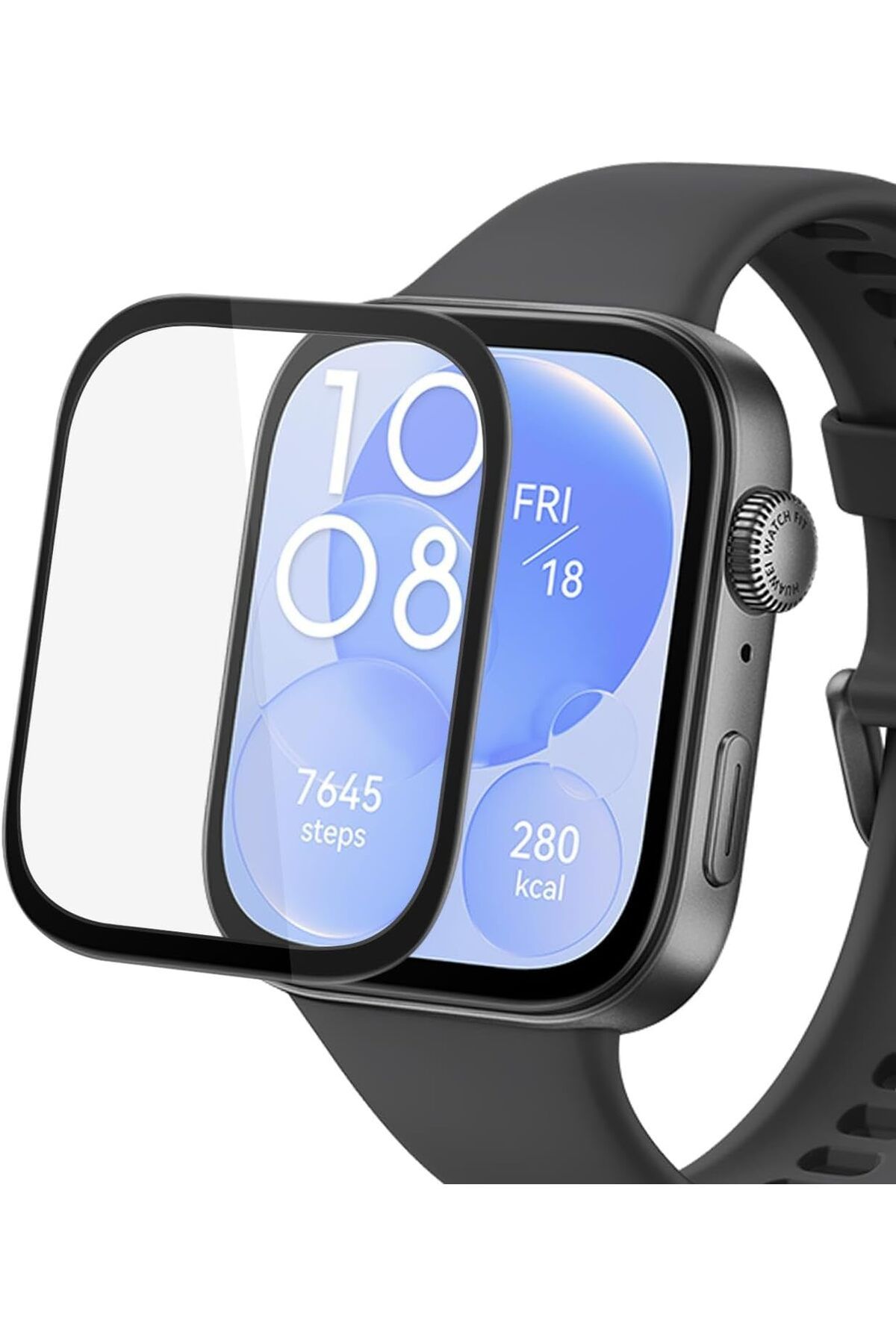 STOREMAX htpshopmx Watch Fit 3 Tam Kaplayan Nano Cam Ekran Koruyucu Siyah str http 1092444