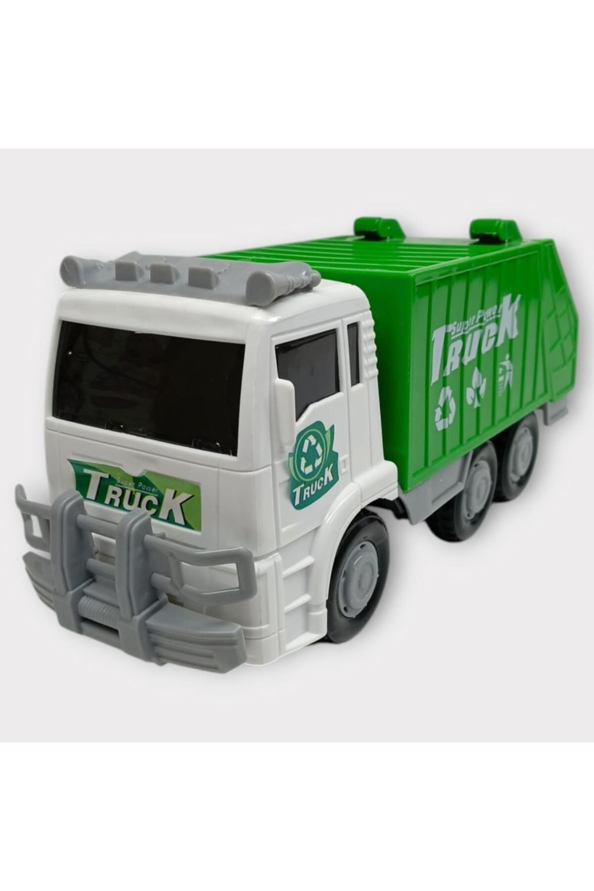 Easy Tedarik İş Makinaları Işıklı Sesli Çarp Dön 30cm - Çöp Kamyonu