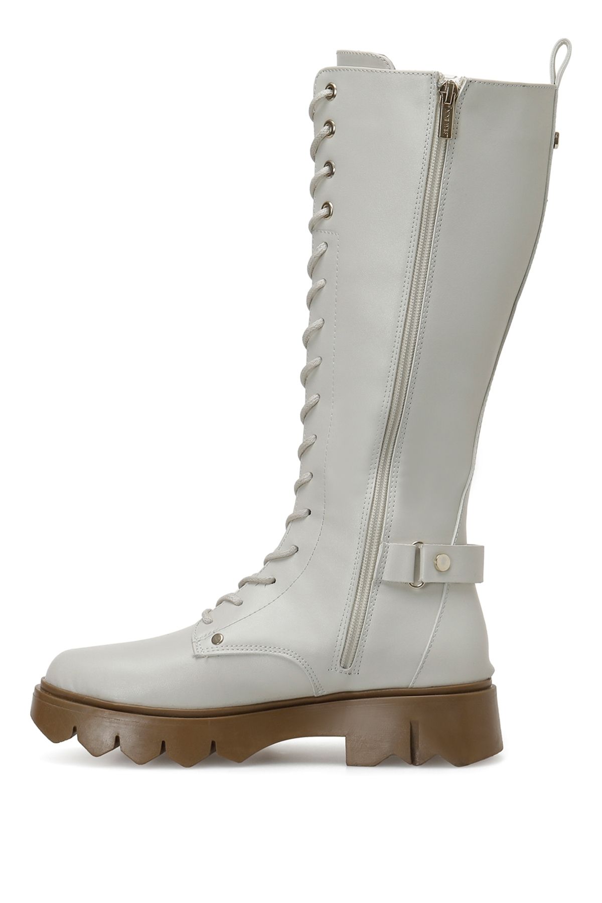 چکمه سفید زنانه مایل به ZENATITR 2PR Nine West