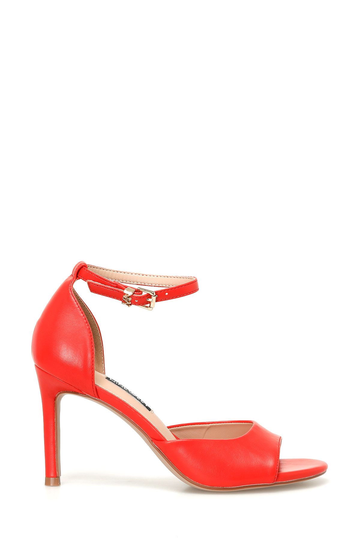 Nine West-Sandały damskie na obcasie Perra 3Fx Red 1