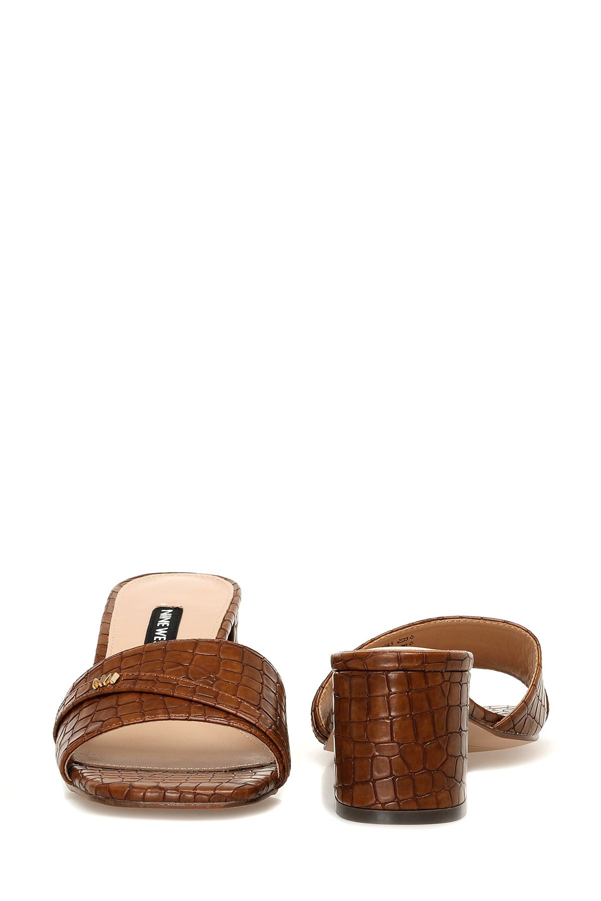 دمپایی چند رنگ زنانه قهوه ای بهارا 2PR Nine West