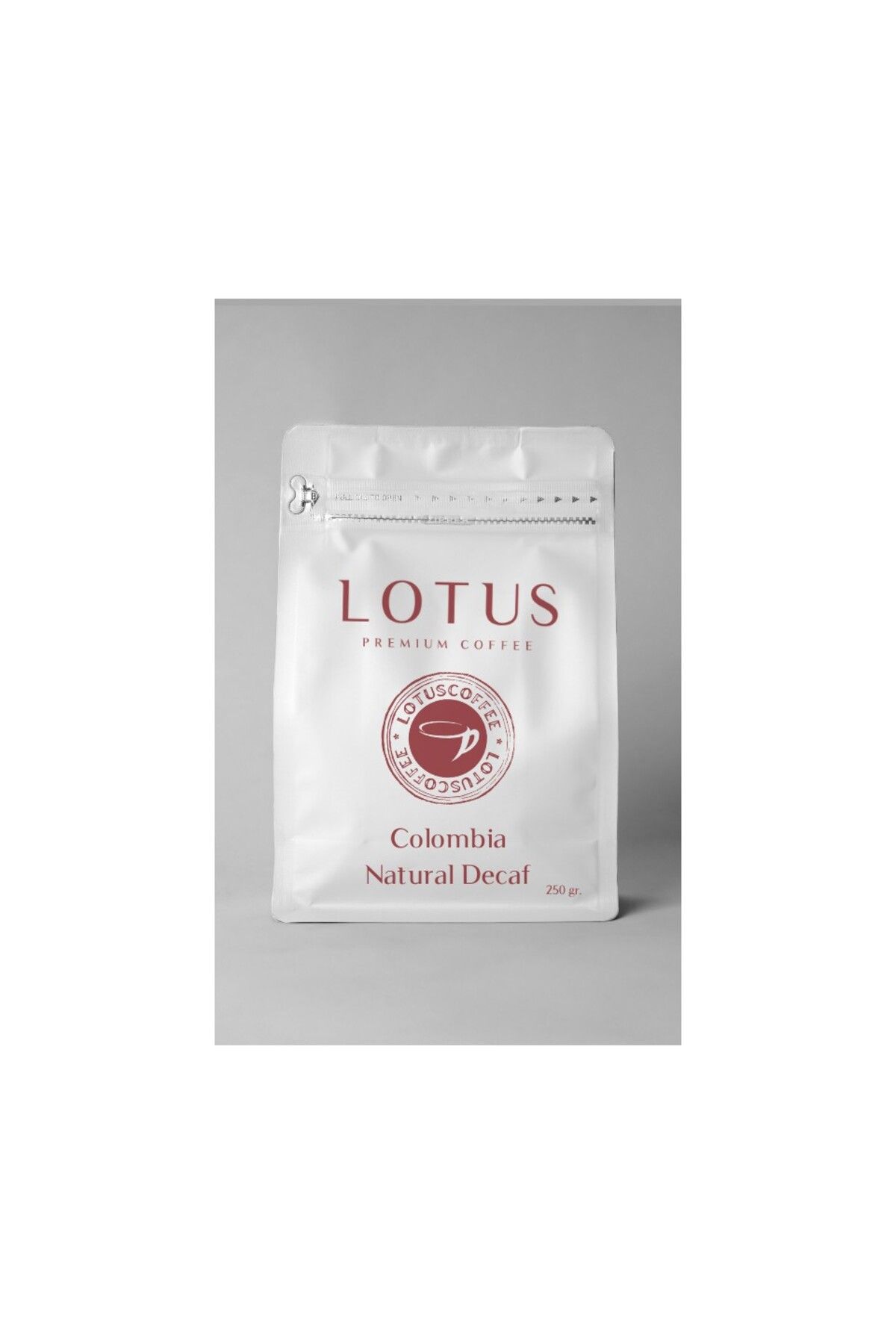 Lotus Coffee Kafeinsiz Nitelikli Türk Kahvesi Colombia Natural Decaf 250 Gr.