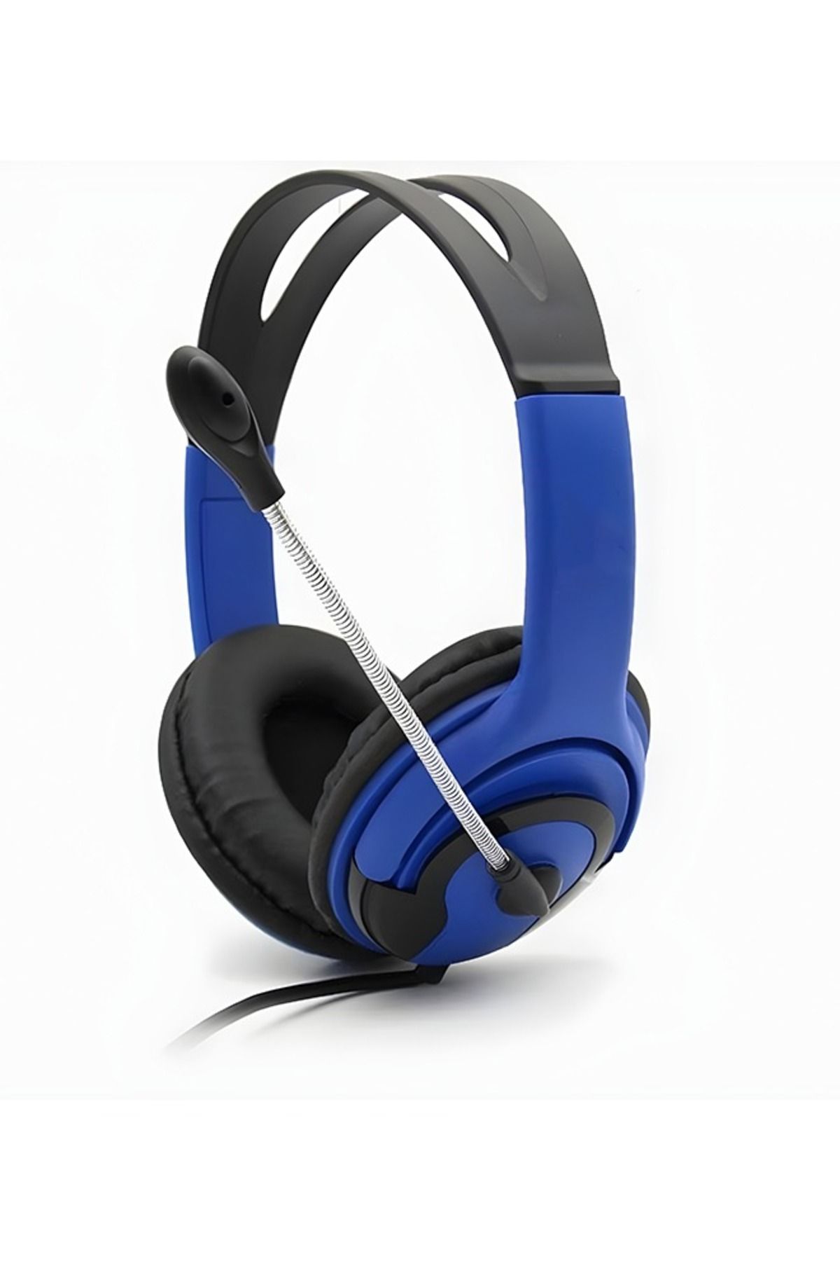 ASA-Wired Gaming Headset With Microphone For PS4 Blue 1