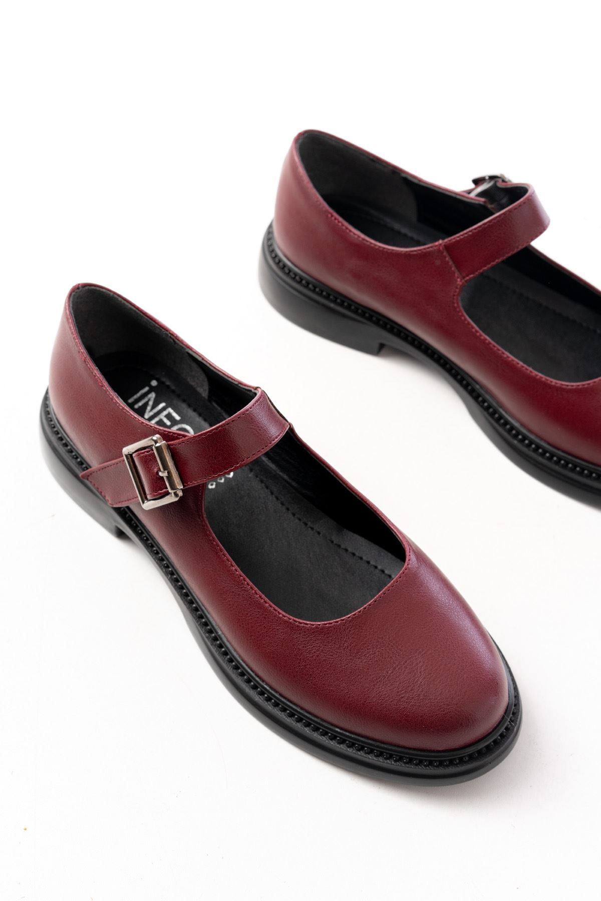 MarjinalTrendim-Efe Ysn-4444 Claret Red Casual Shoes 3