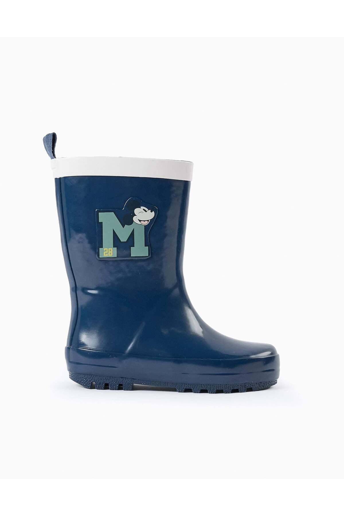 Ziddy-WELLIES FOR BABY BOYS 'MICKEY' DARK BLUE 1