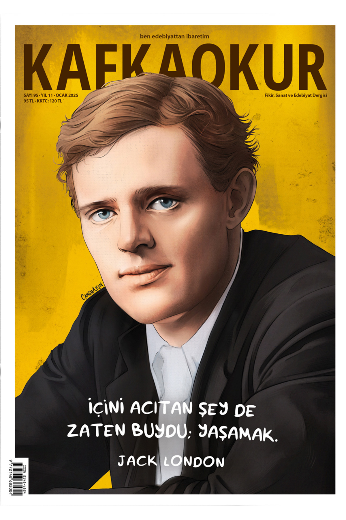KafkaOkur Dergisi Sayı 95 - Jack London - Ocak 2025 - Fiyatı