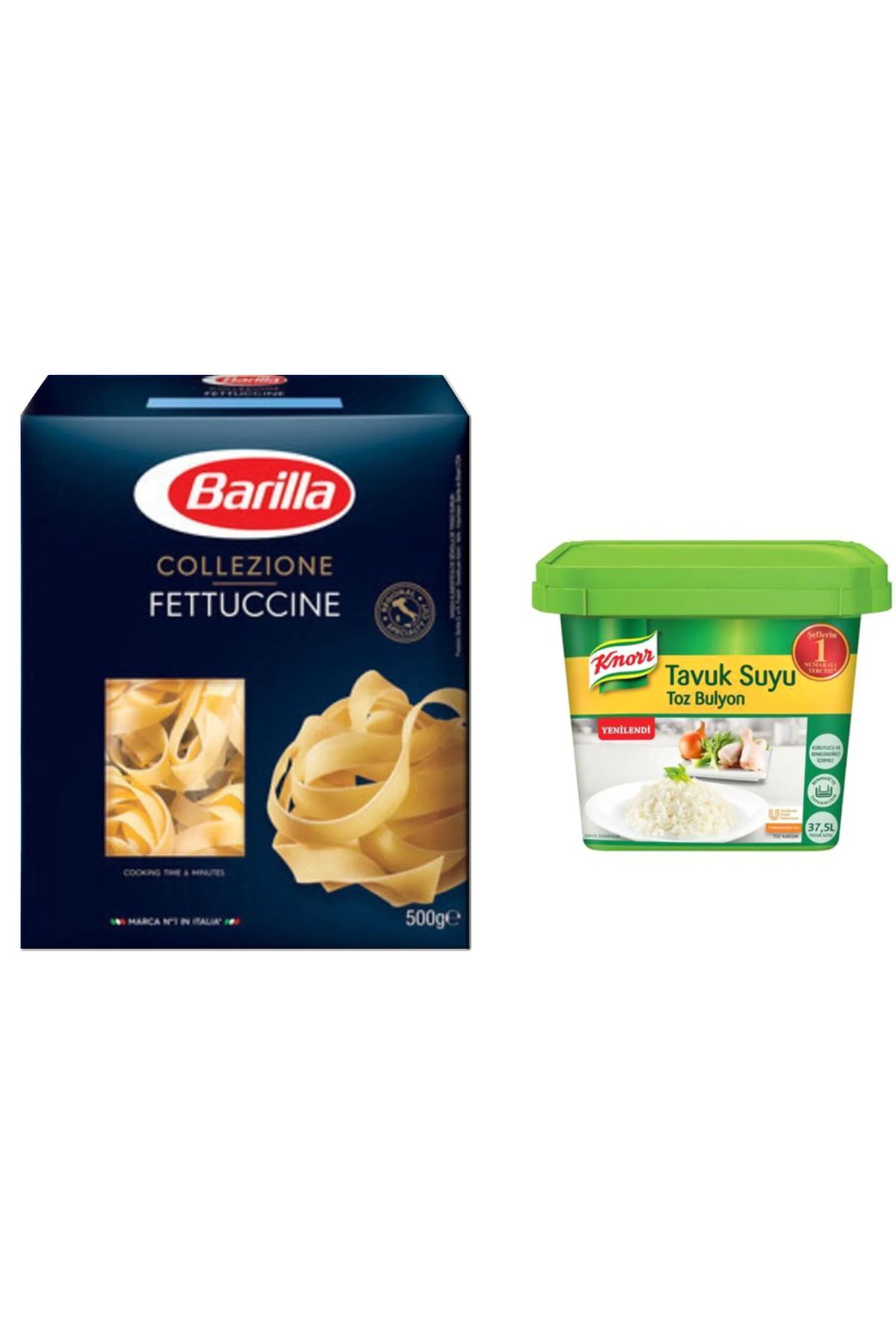 TGB TEDARİK TAVUK BULYON VE FETTUCINI MAKARNA 2'Lİ SET