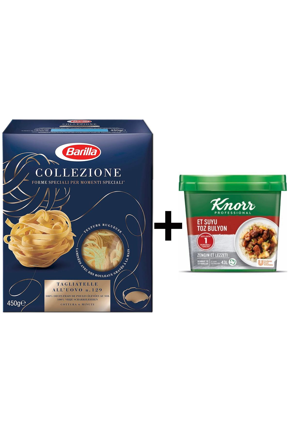 TGB TEDARİK KNORR ET BULYON VE TAGLIATELLI MAKARNA 2'Lİ SET