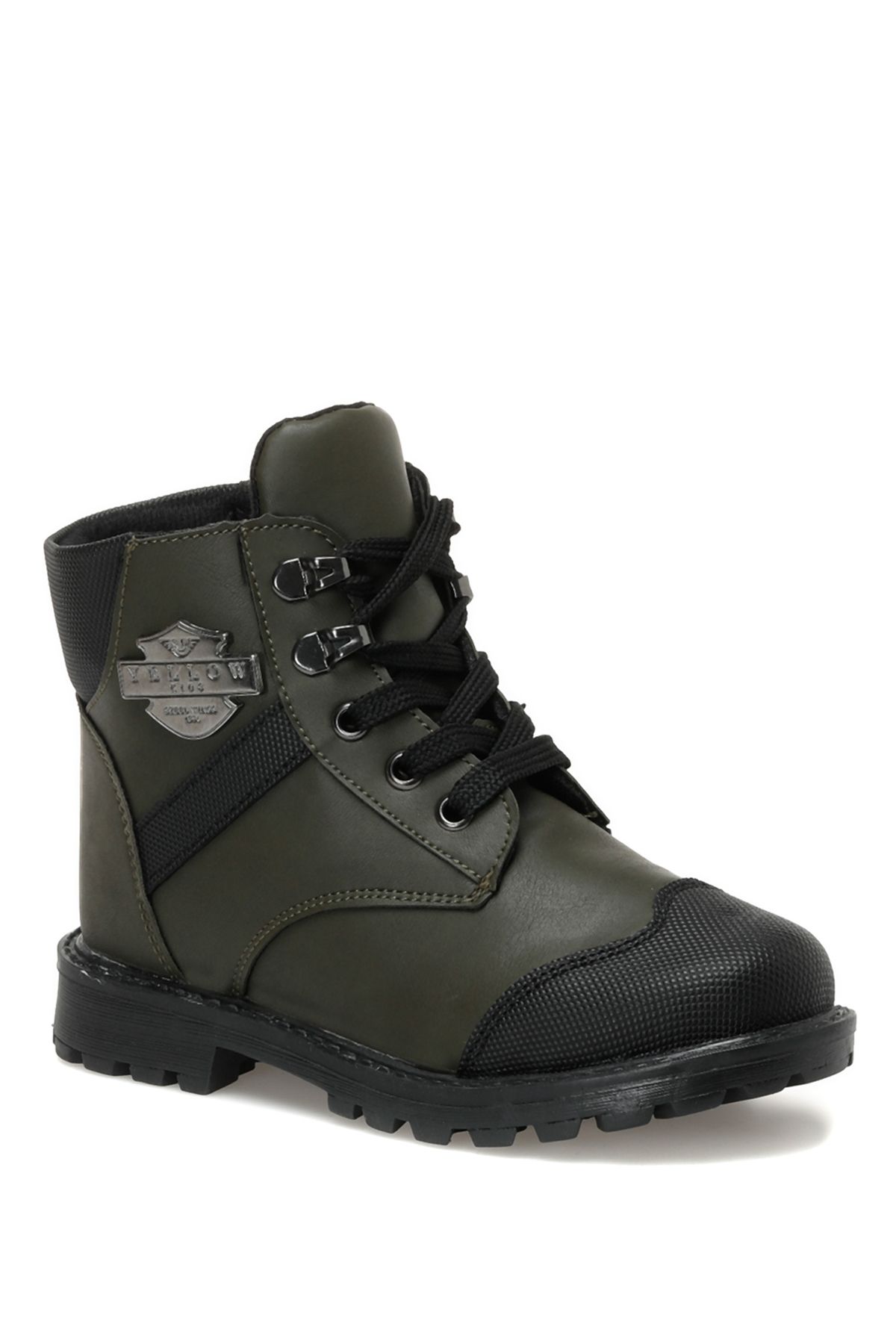 YELLOW KIDS-Coolboy 2pr Khaki Boys' Biker Boots - Άνετα και κομψά 2