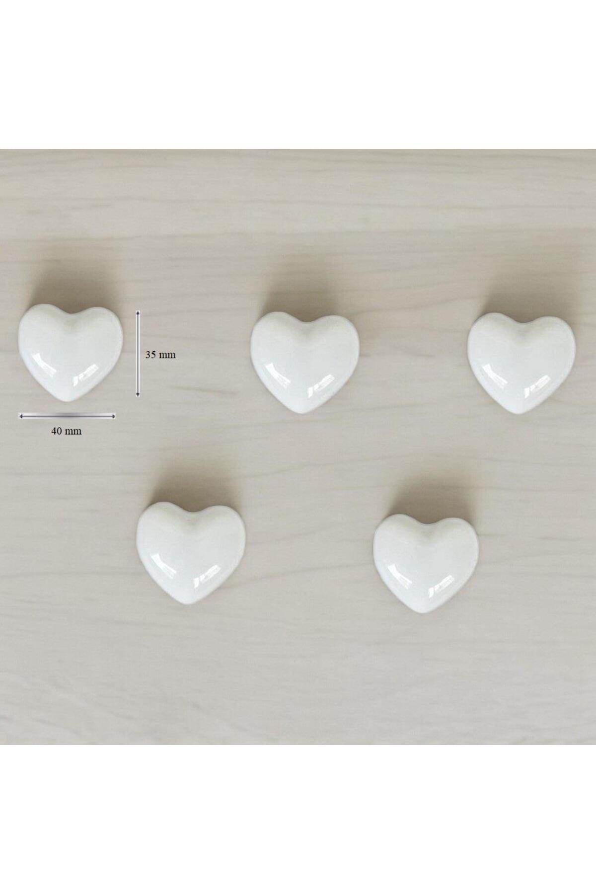 SUME 5 Adet Modern Kalp Kulp Bebek Çocuk Genç Odası Çekmece Dolap Mobilya Kulpu