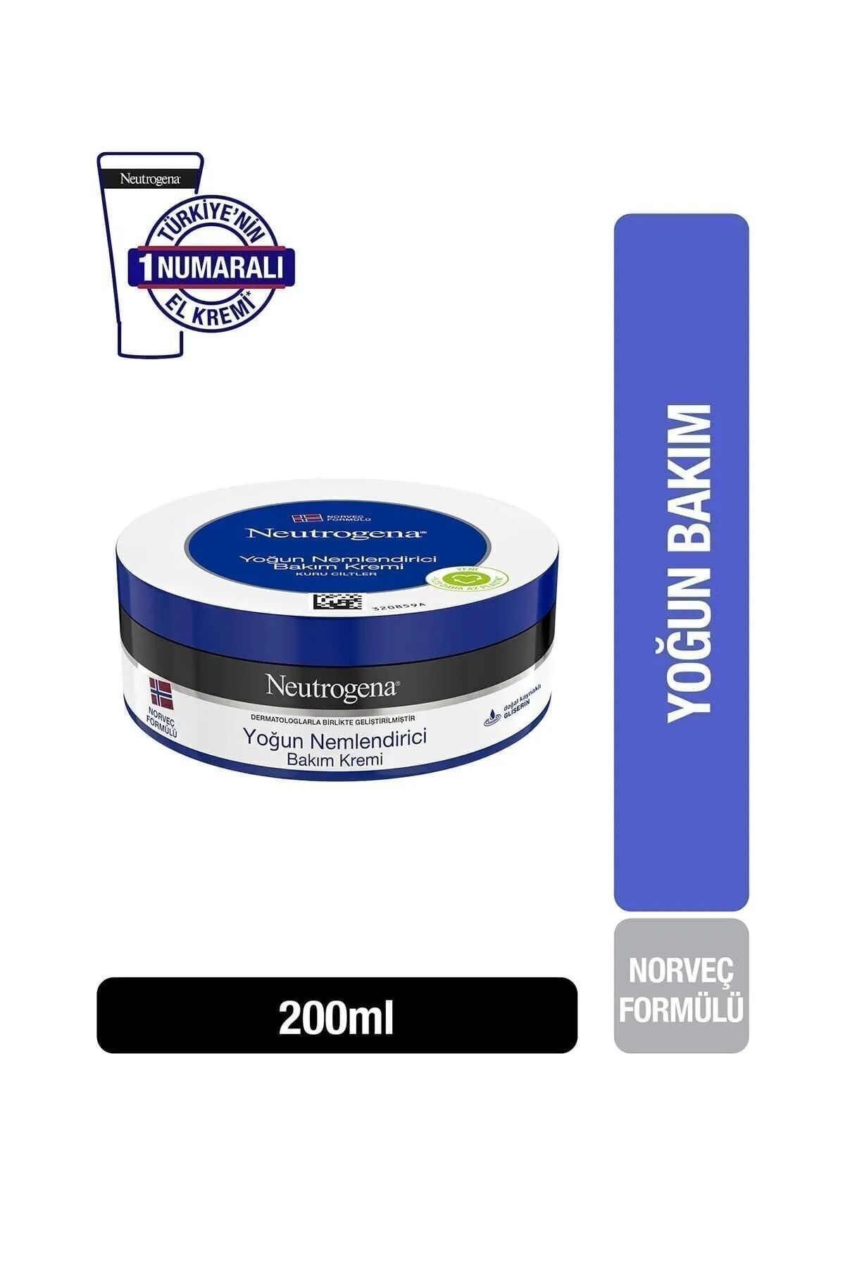 Neutrogena YOĞUN NEMLENDİRİCİ BAKIM KREMİ 200 ML