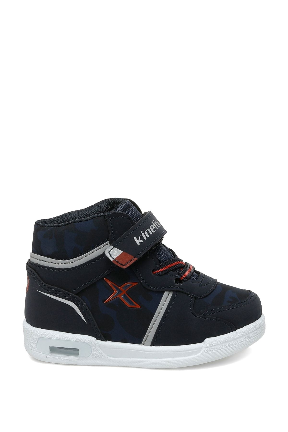 کفش ورزشی بلند پسرانه مدل Kinetix Kreja Camo Pu Hi 2pr Navy Blue Boy