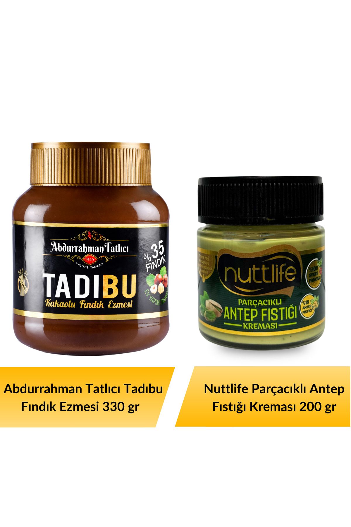 Abdurrahman Tatlıcı Abdurrahman Tatlıcı Tadıbu 330 gr+ Nuttlife Parçacıklı Antep Fıstığı Kreması 200 gr