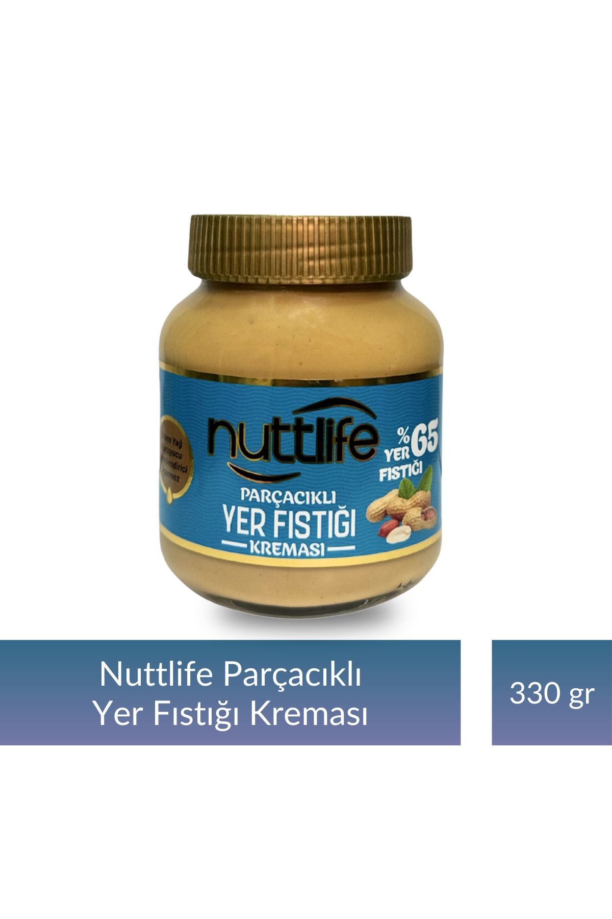 nuttlife NUTTLİFE PARÇACIKLI YER FISTIĞI KREMASI