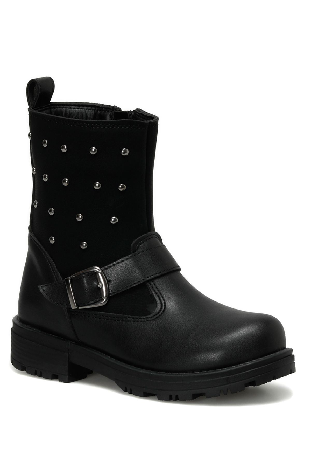 SEVENTEEN-3PR schwarze Biker-Stiefel für Mädchen 2