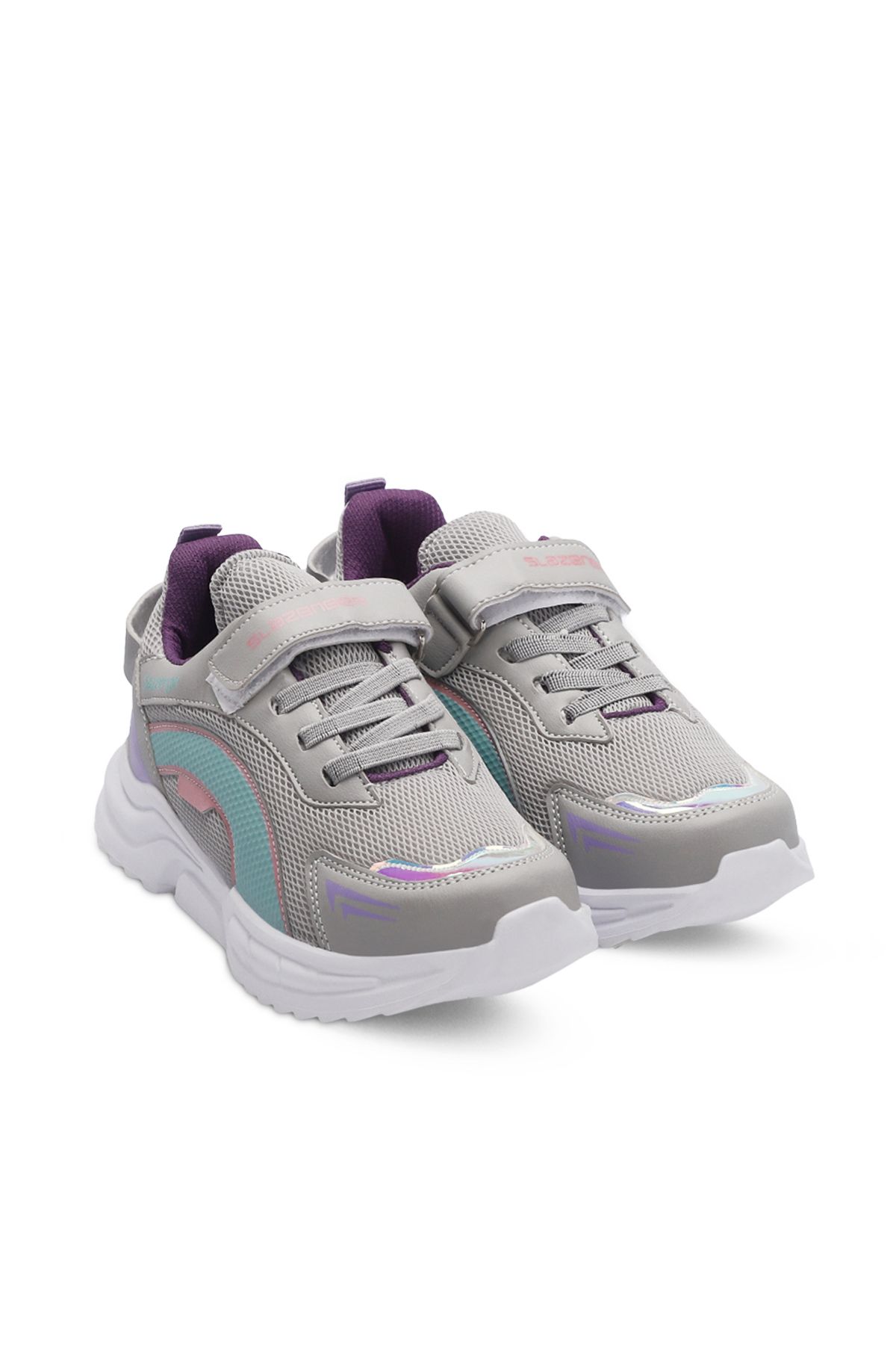 Klan In Girls Sneaker Shoes Grey Slazenger