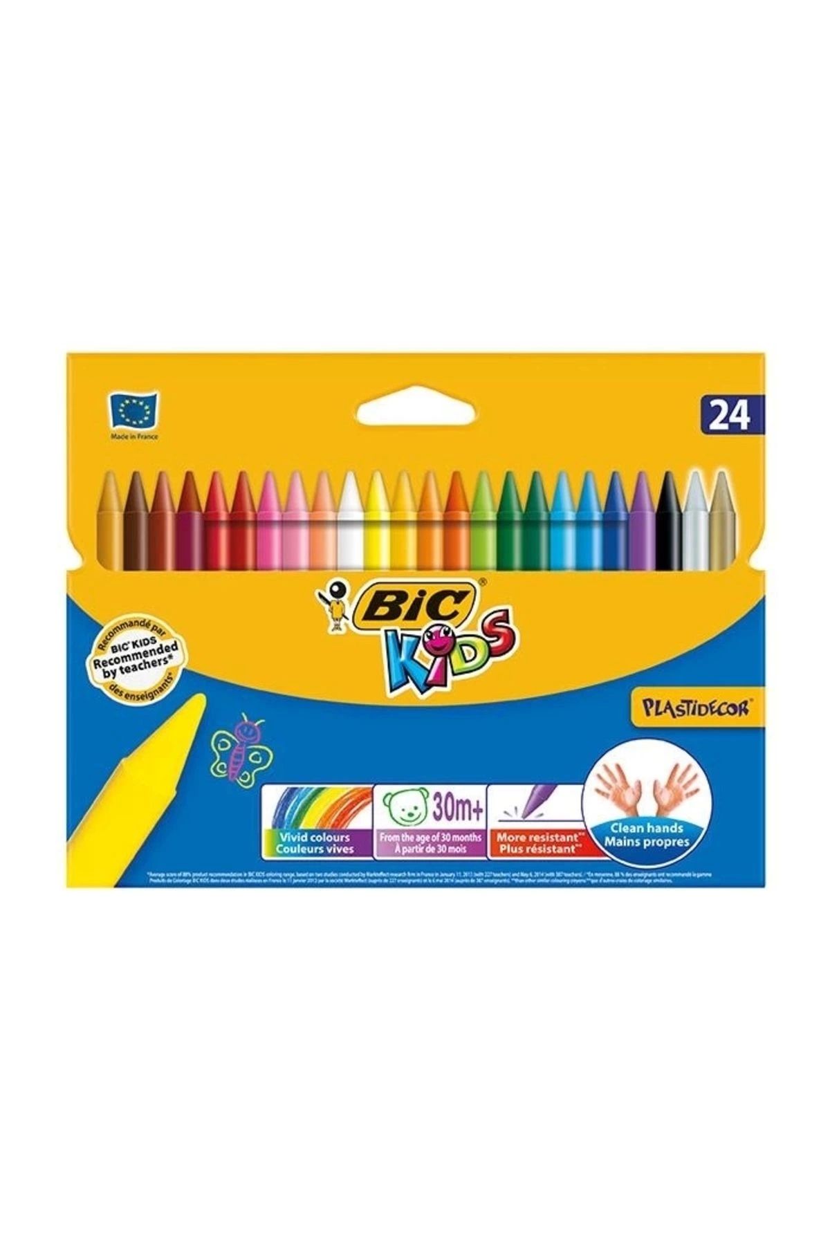 Bic Plastıdecor Pastel Boya 24 Lü