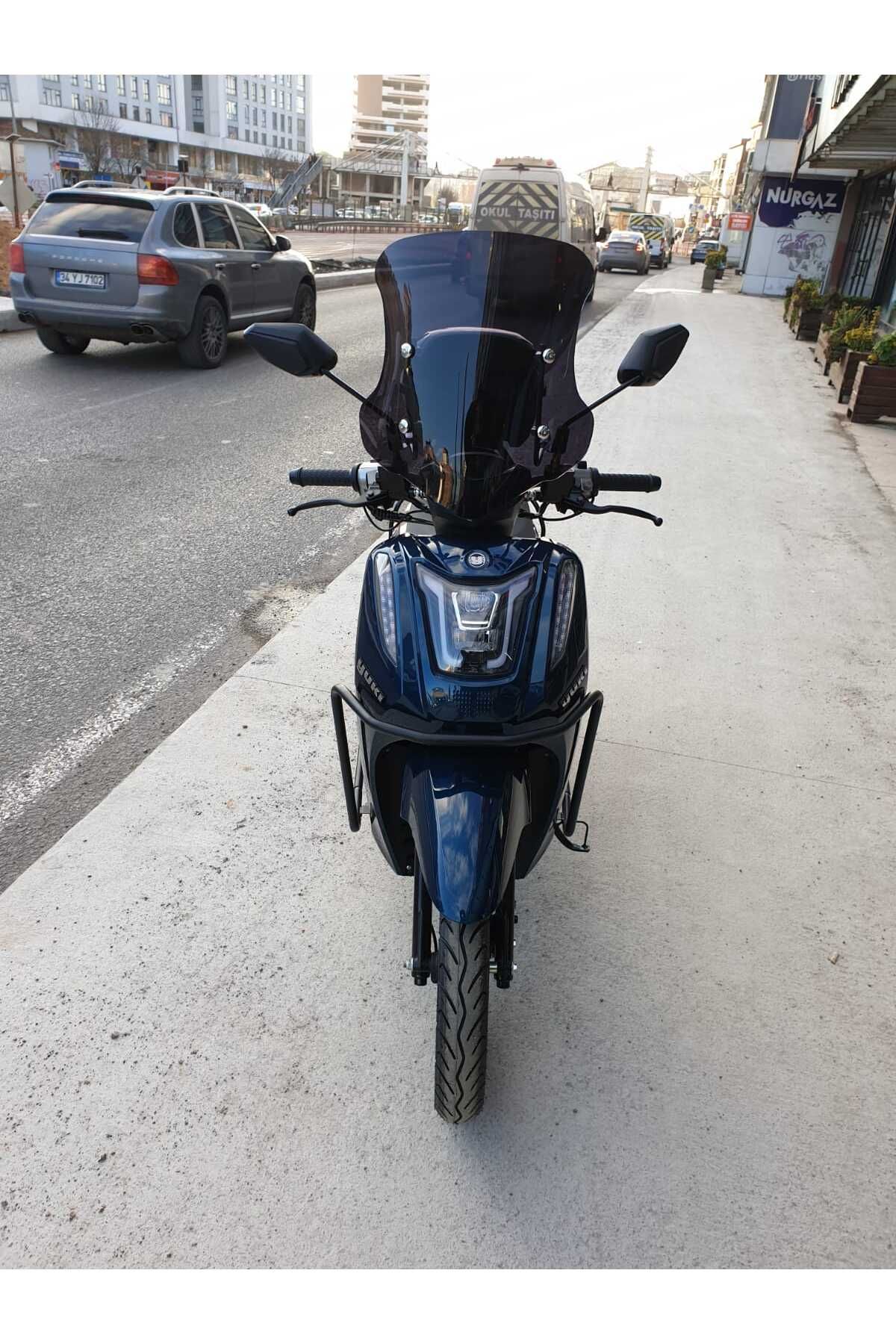 Yuki Gentle 50 110  Siperlik Ön Cam 2025 Model 44cm Siyah Renkli 4mm APARATSIZDIR