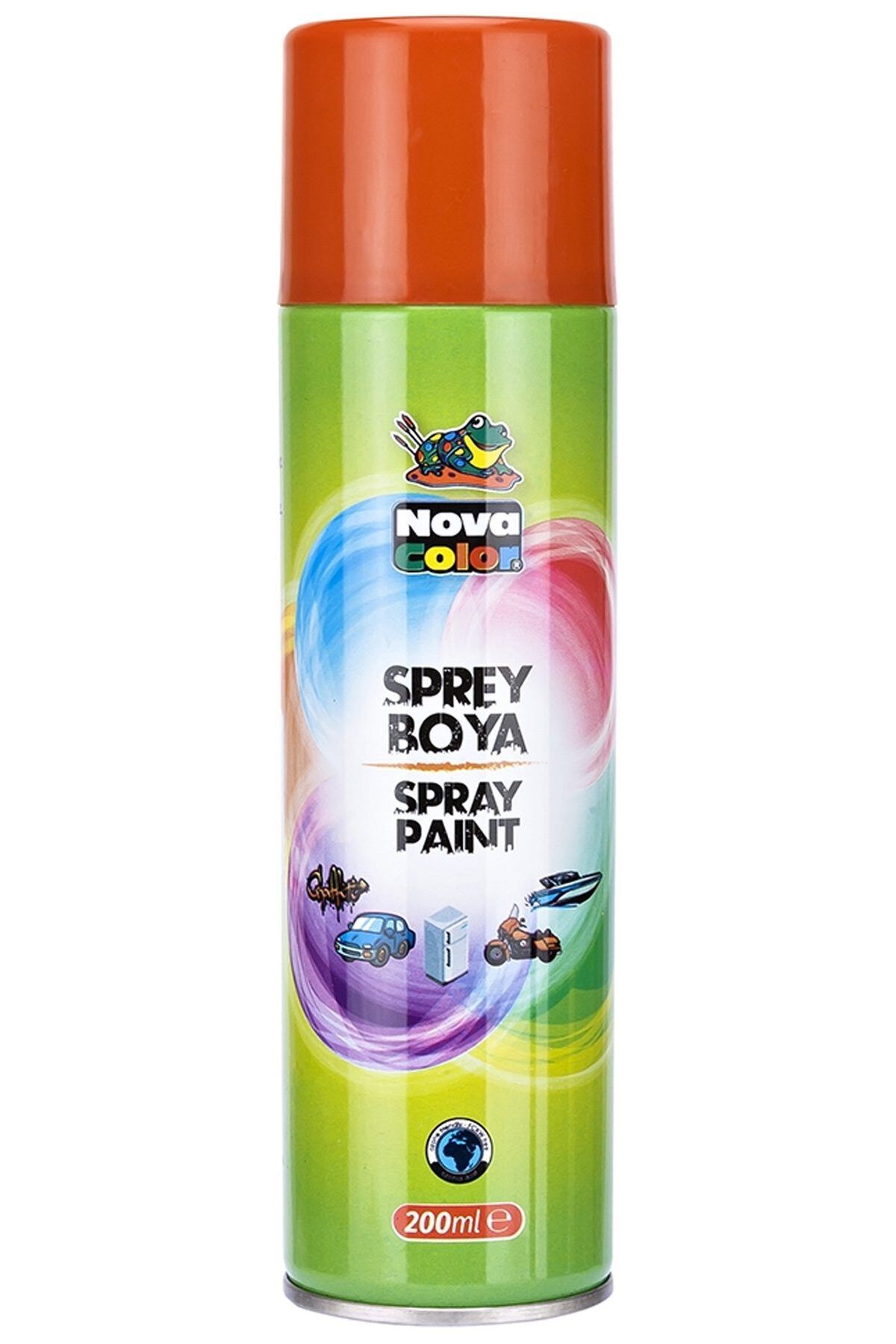 Easy Tedarik Nova Color Sprey Boya 200 Ml Turuncu