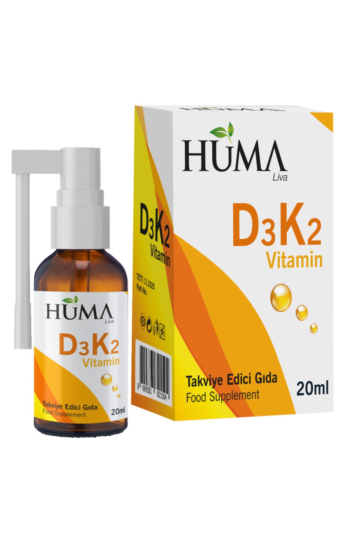 naturalive D3 K2 Vitamin 20 ml