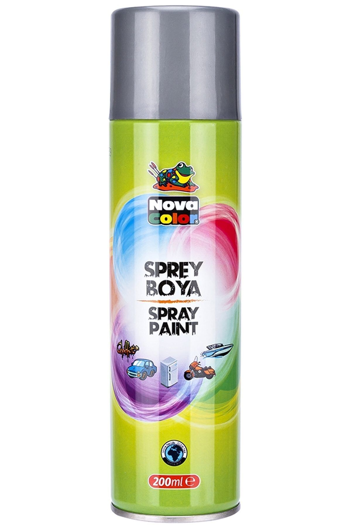 Easy Tedarik Nova Color Sprey Boya 200 Ml Gümüş