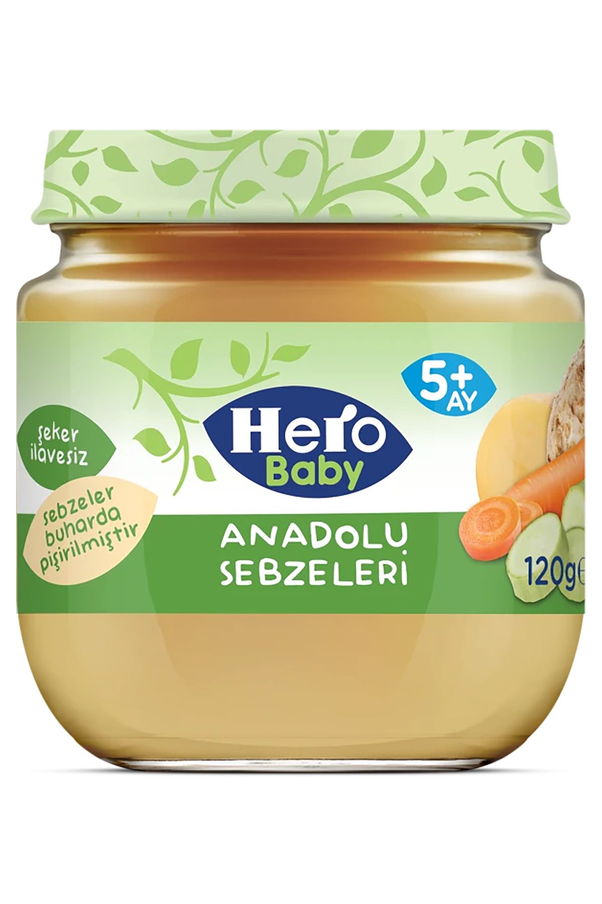 Hero Baby Anadolu Sebzeleri Kavanoz Mama 120 gr