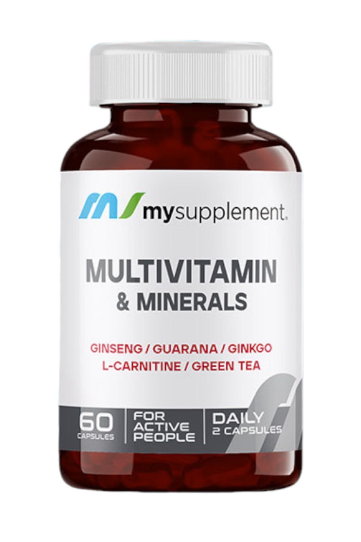 MYSUPPLEMENT-60 Capsules Multivitamin Minerals - Vitamin and Mineral Spout 1