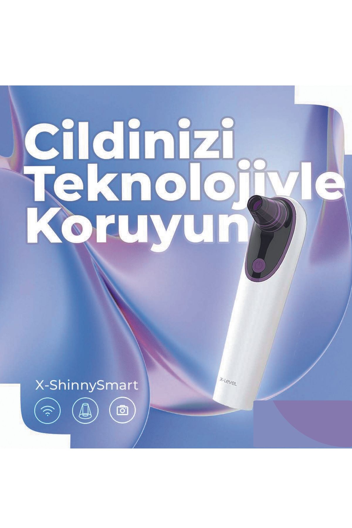 meltobe X-level X-shiny Smart Kameralı Siyah Nokta Temizleme Cihazı