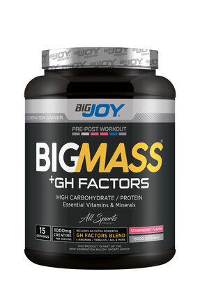 Big mass Gh Factors Çilek Aromalı 1500gr Mass Gainer - Karbonhidrat Tozu