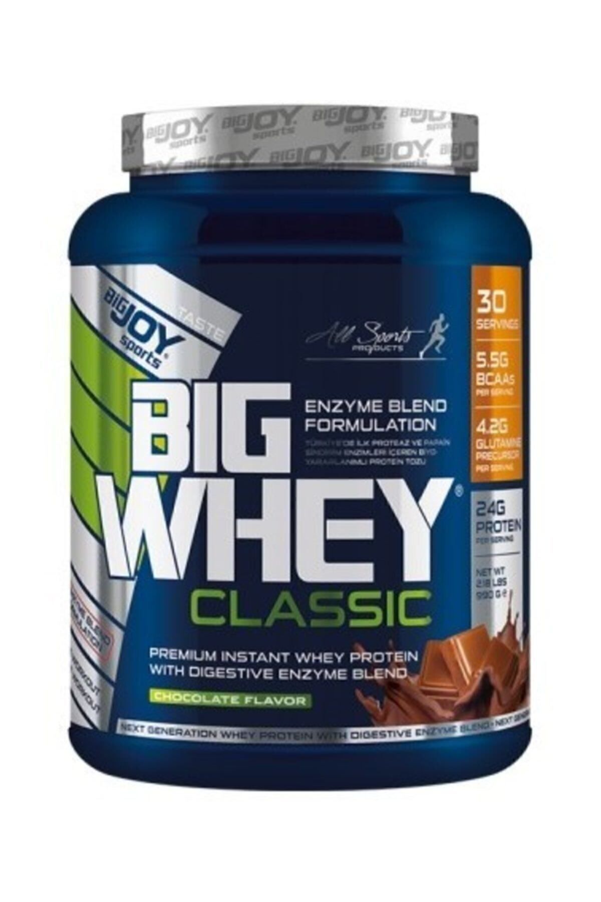 Bigjoy Sports Big Whey Classic Çikolata Aromalı Protein Tozu 1020 gr 3o Servis Whey Protein - Shaker Hediyeli-4