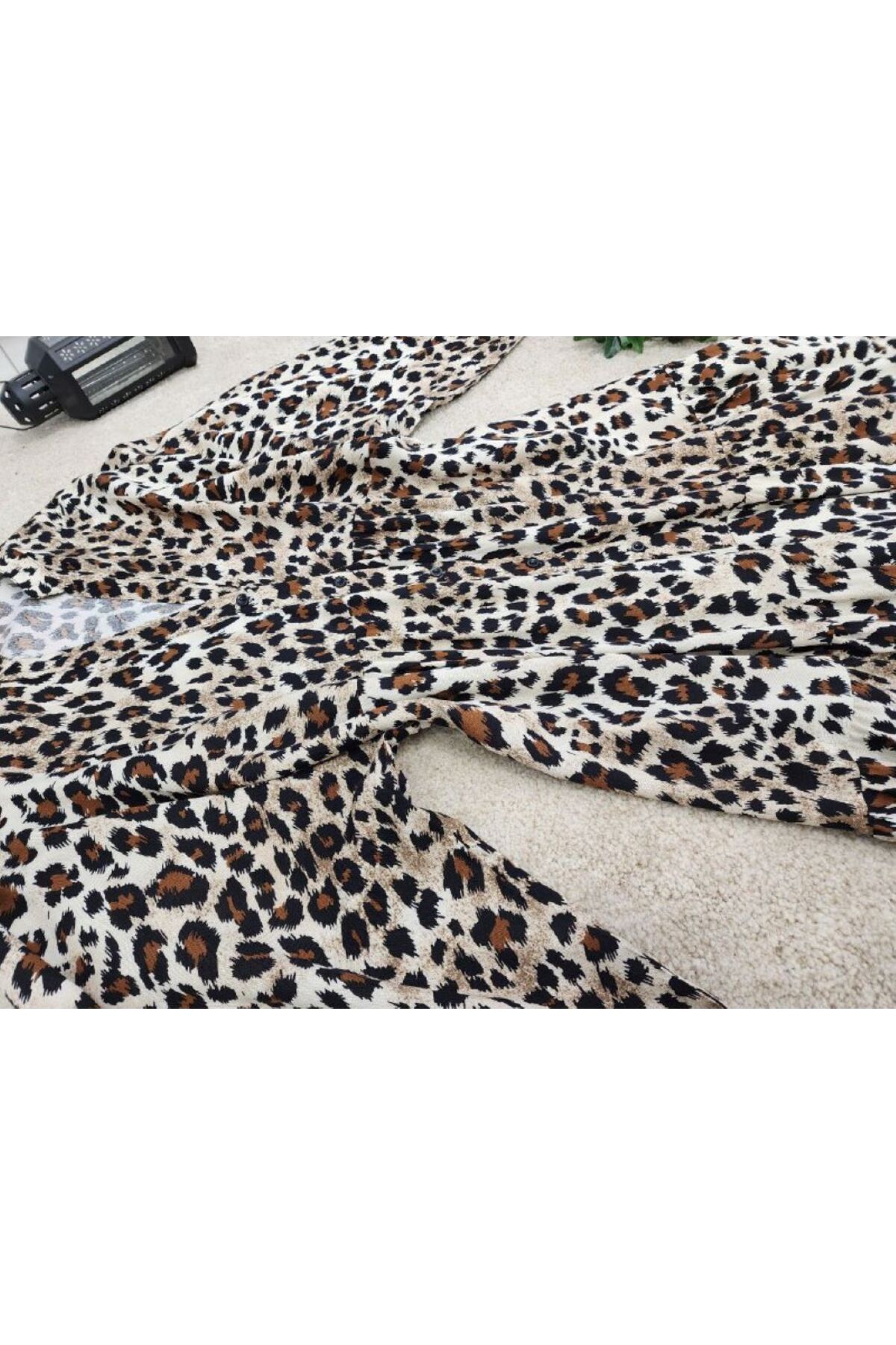 PREMIER VIE HIJAB PATTERN LEOPARD یقه لباس ویسکوز