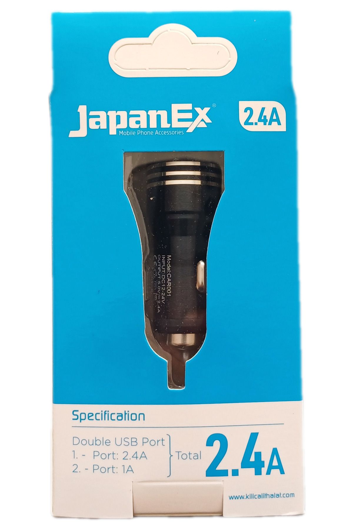 shop Japanex 2.4A Araç şarj başlığı