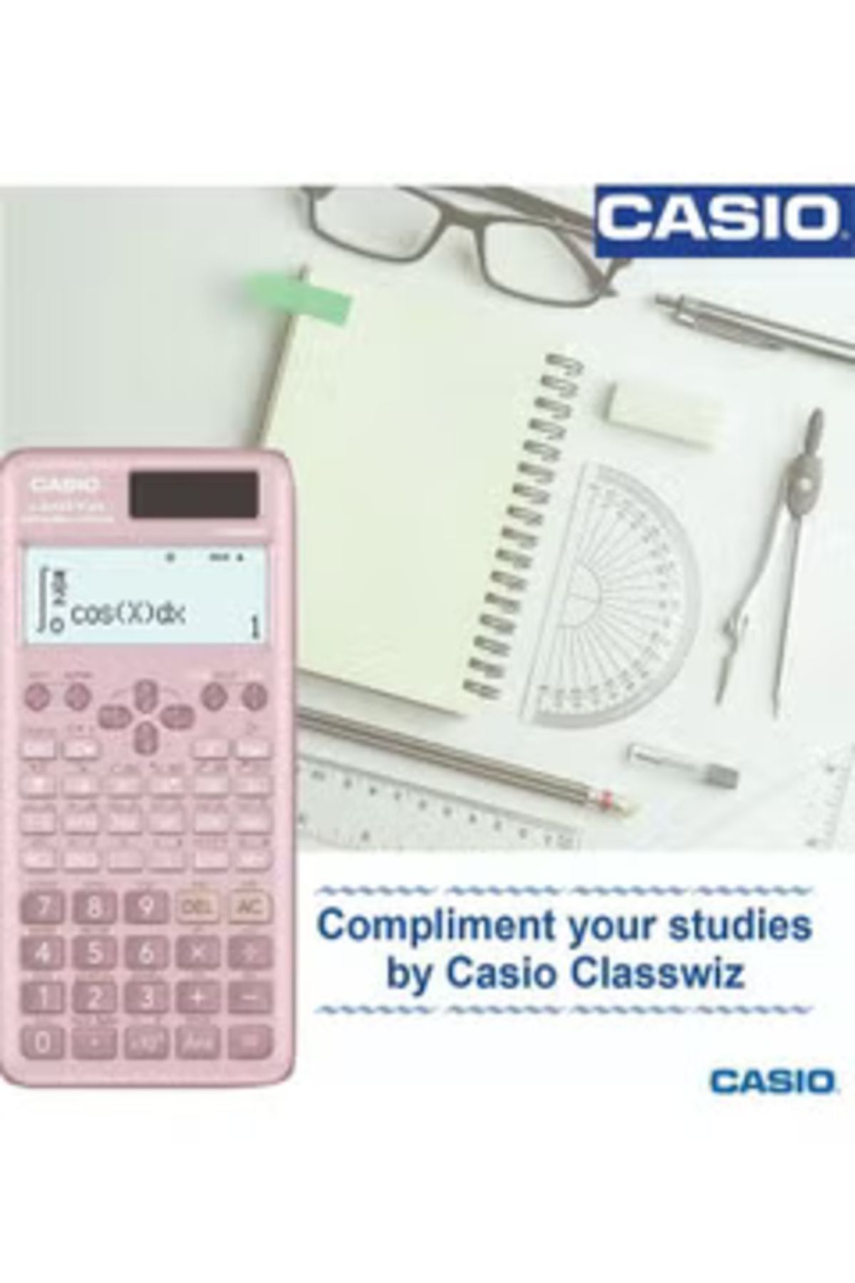 Casio-Calculator FX-991ESPLUS Pink 2