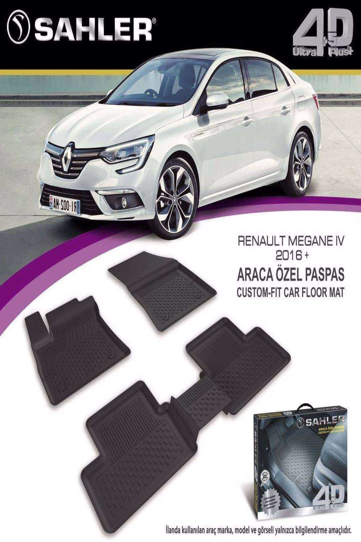 Sahler Renault Megane 4 Sedan 4,5d Havuzlu Paspas, Megane 4 Sedan Paspas, 2016- Ve Üstü Uyumlu