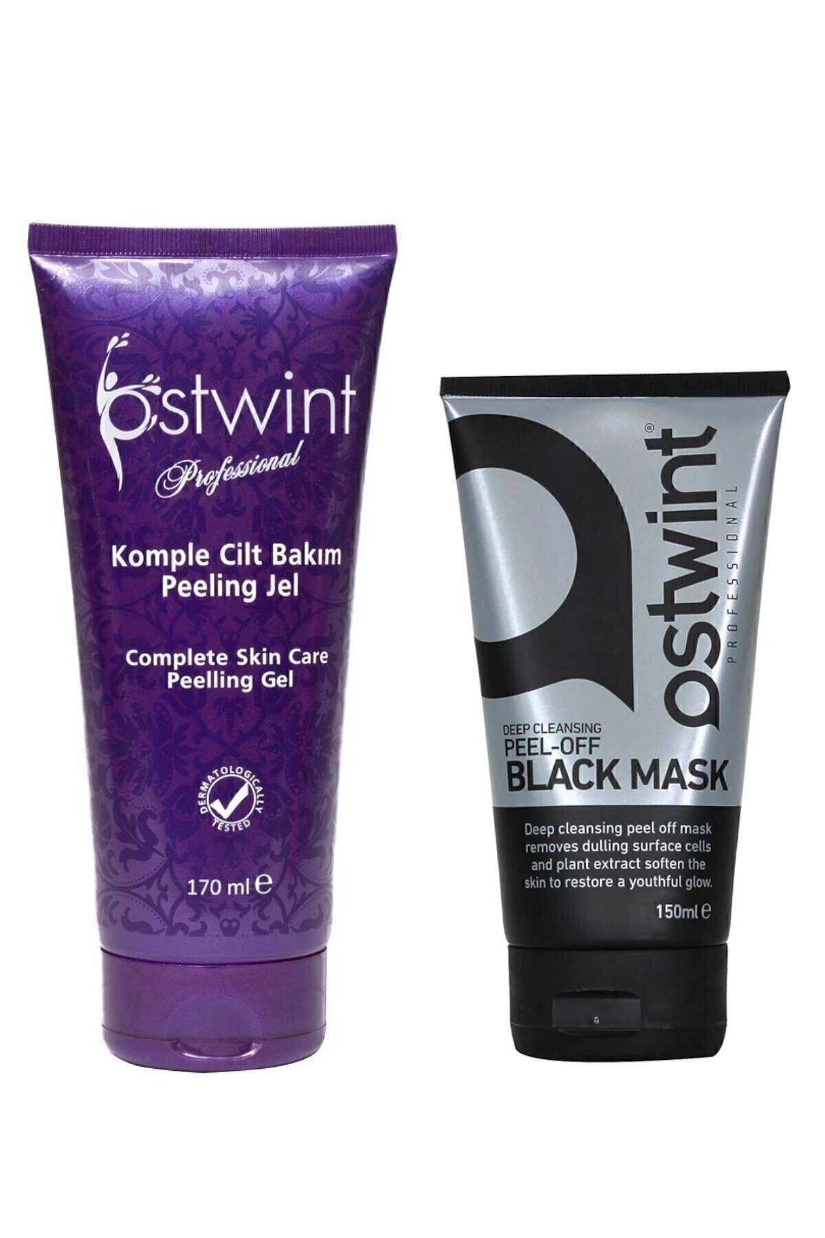 OSWINT Soyulabilir Siyah Maske 150ml & Cilt Yenileyici Peeling Jel 170 Ml