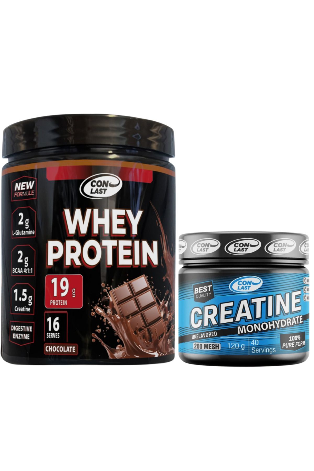 Conlast Whey Protein Çikolata 400g/Creatine 120g