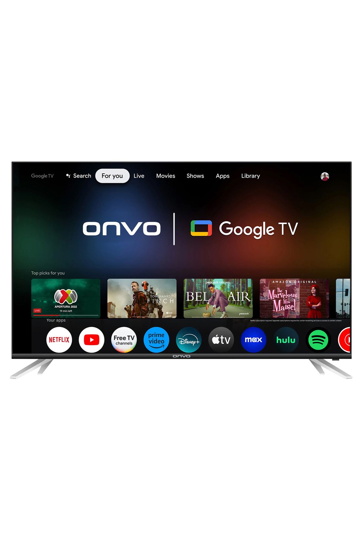 ONVO 55OVF9001UQ 55’’ 140 Ekran Uydu Alıcılı 4K Ultra HD QLED Google Smart TV