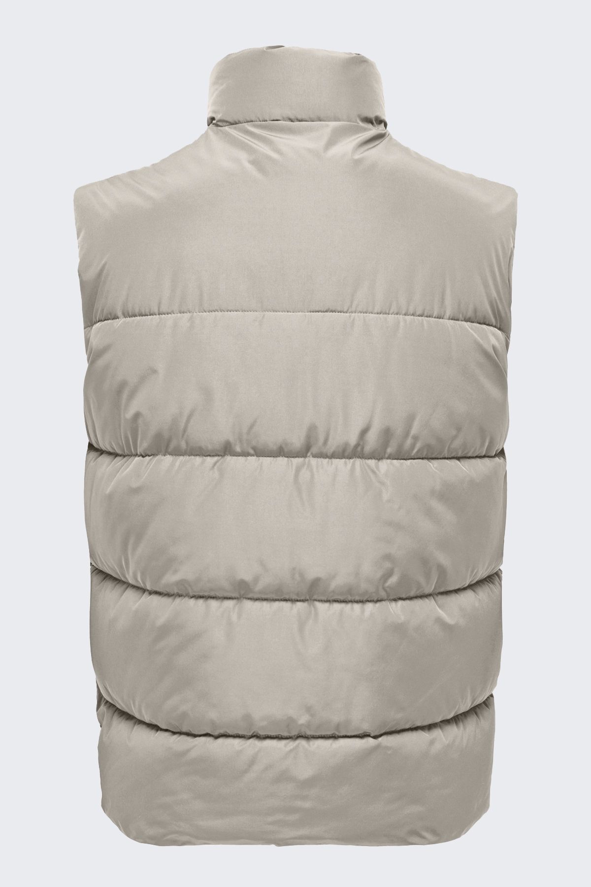 جلیقه خاکستری مردانه ONSMELVIN LIFE PUFFER VEST OTW VD - 22022232 Only & Sons