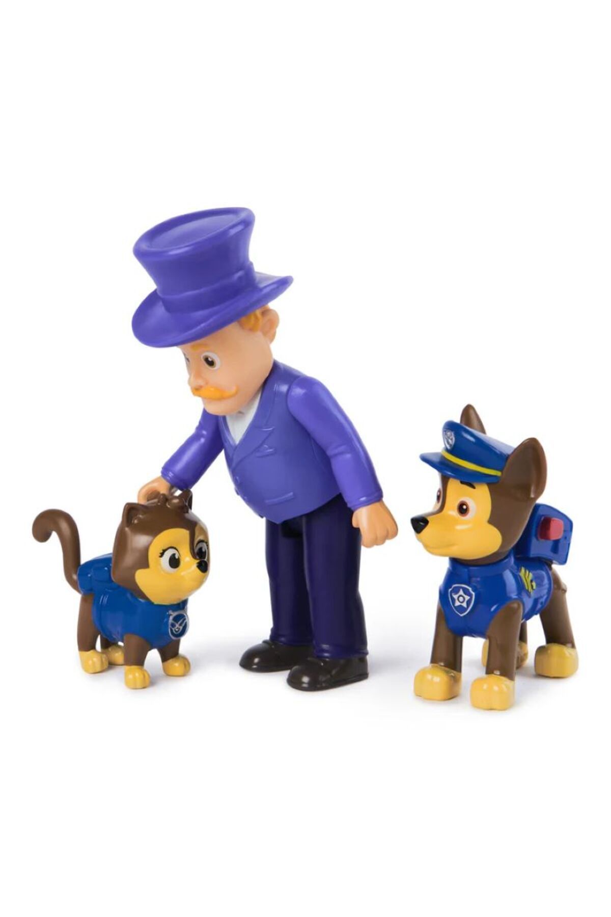 PAW PATROL-Chase Mayor Humdinger and Cat Chase Figure Set 6