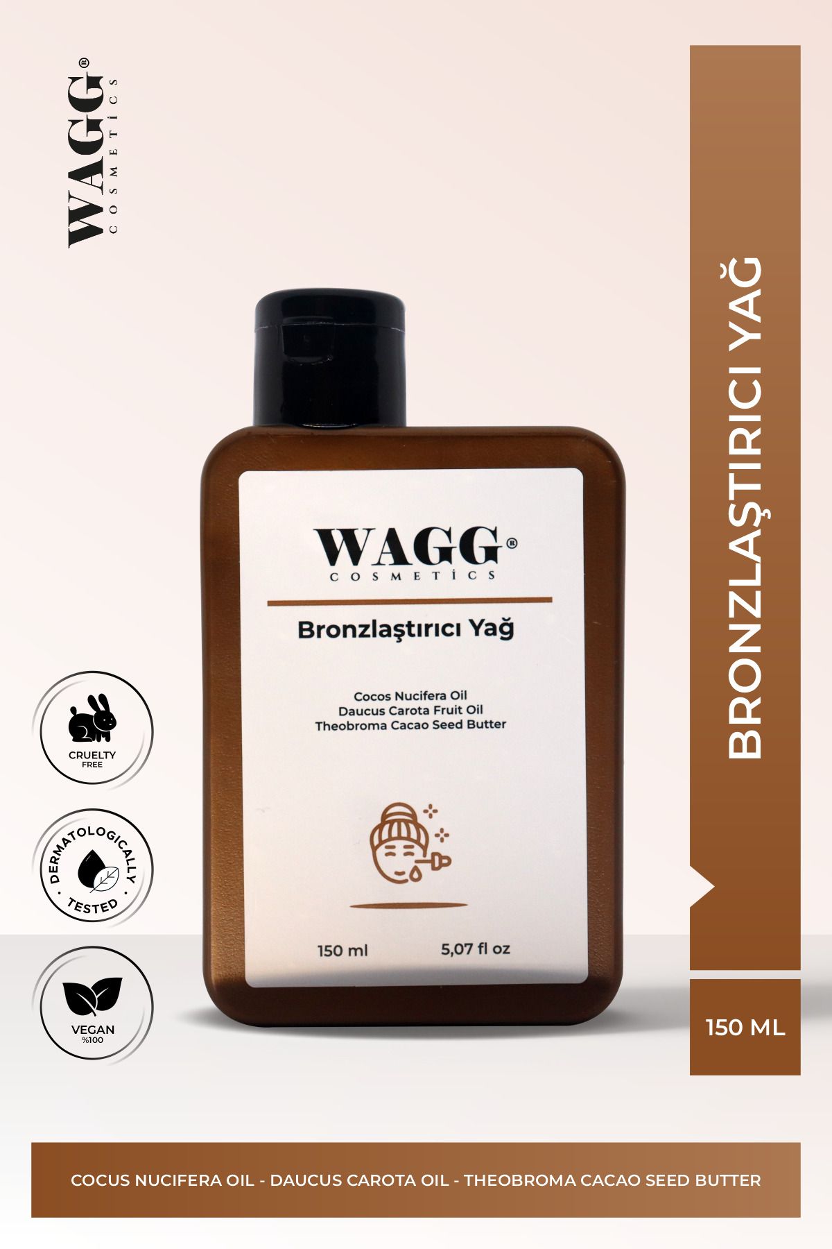 WAGG Cosmetics ⛱️ Bronzlaştırıcı Yağ 150ml