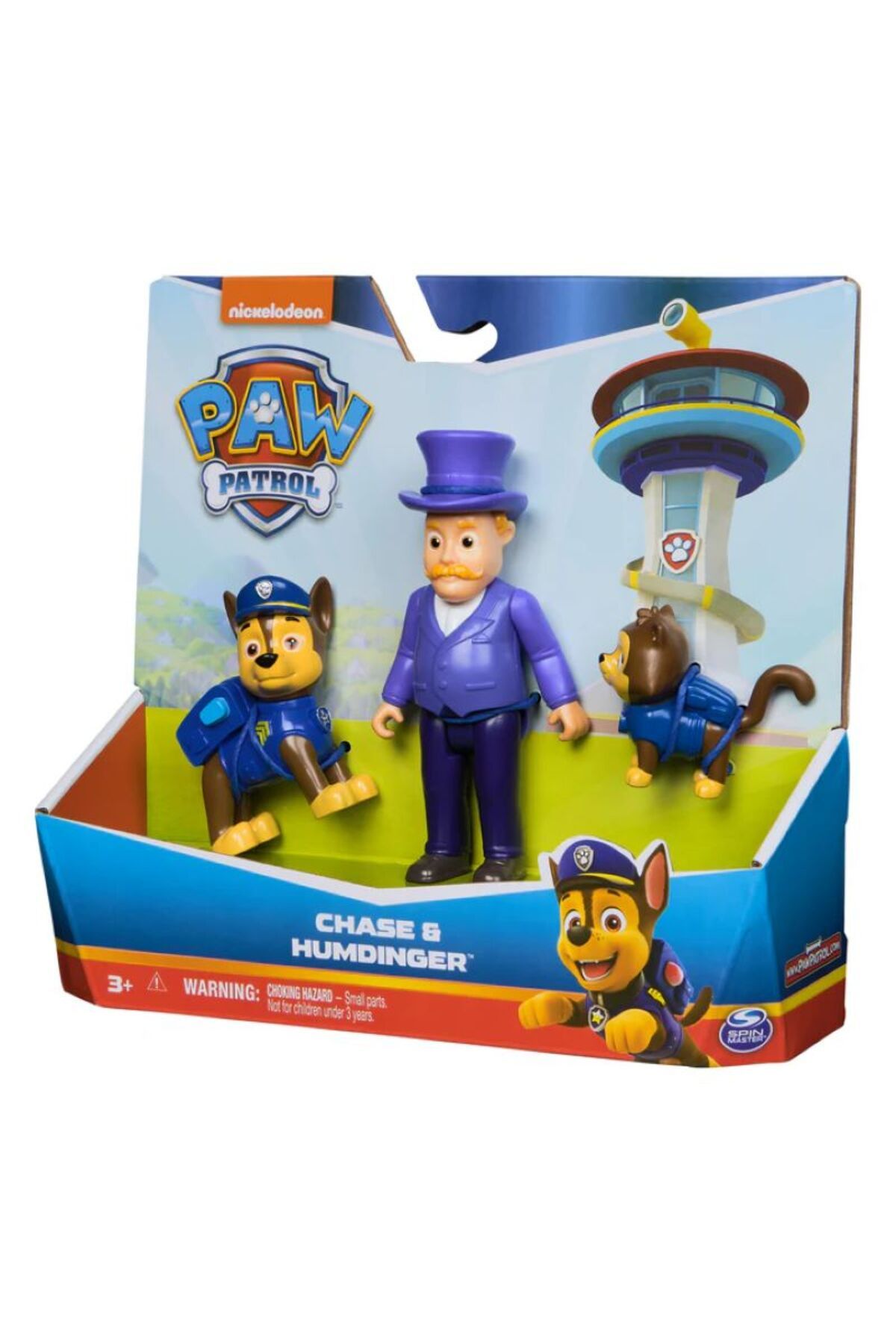 PAW PATROL-Chase Mayor Humdinger and Cat Chase Figure Set 7
