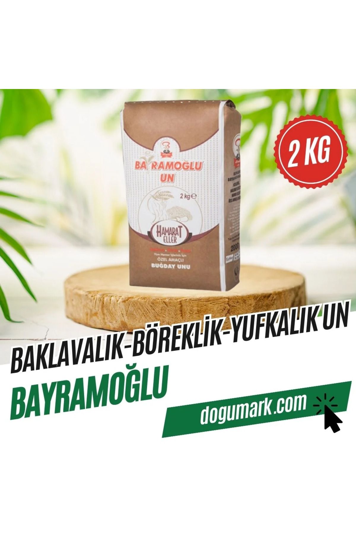 DoğuMark Baklavalık-Böreklik-Yufkalık Un (2 Kg) Bayramoğlu