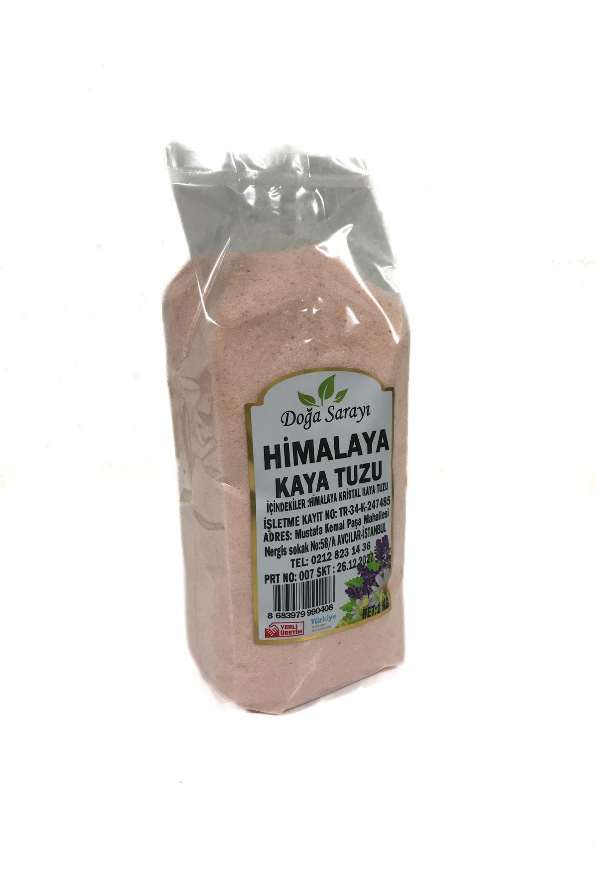 Doğa Sarayı Himalaya Tuzu Toz 1kg, Doğal, Katkısız