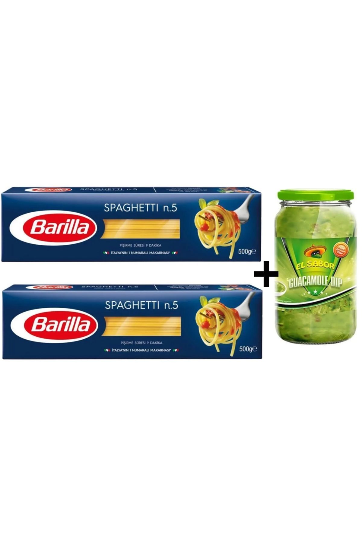 TGB TEDARİK EL SABOR AVOKADO SOS VE SPAGETTİX2 MAKARNA 3'LÜ SET