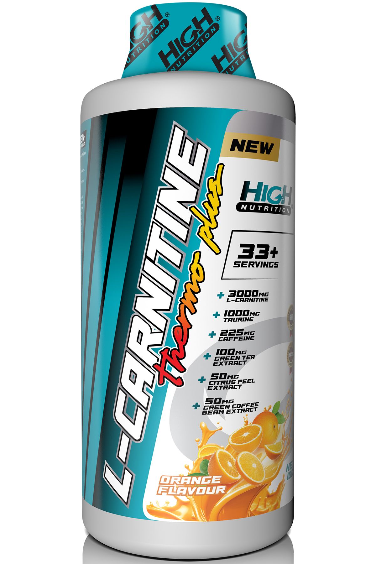 High Nutrition L-Carnitine Thermo Plus 3000 Mg 33 Servis 1000 ml Portakal Aromalı L-Karnitin L-Karnitine