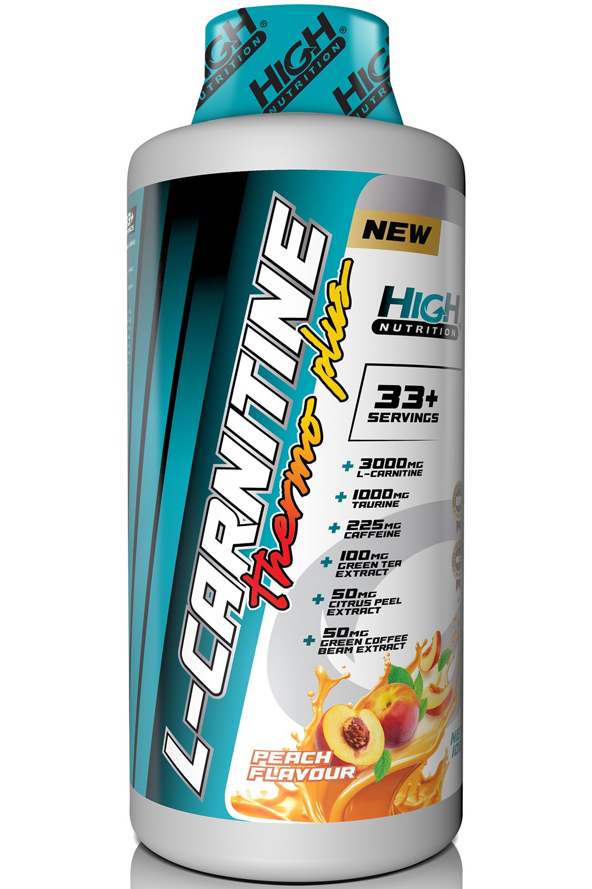 High Nutrition L-Carnitine Thermo Plus 3000 Mg 33 Servis 1000 ml Şeftali Aromalı L-Karnitin L-Karnitine