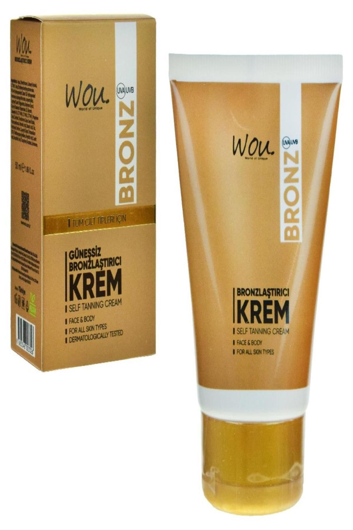 pazarella Wou Güneşsiz Bronzlaştırıcı Krem 50ml