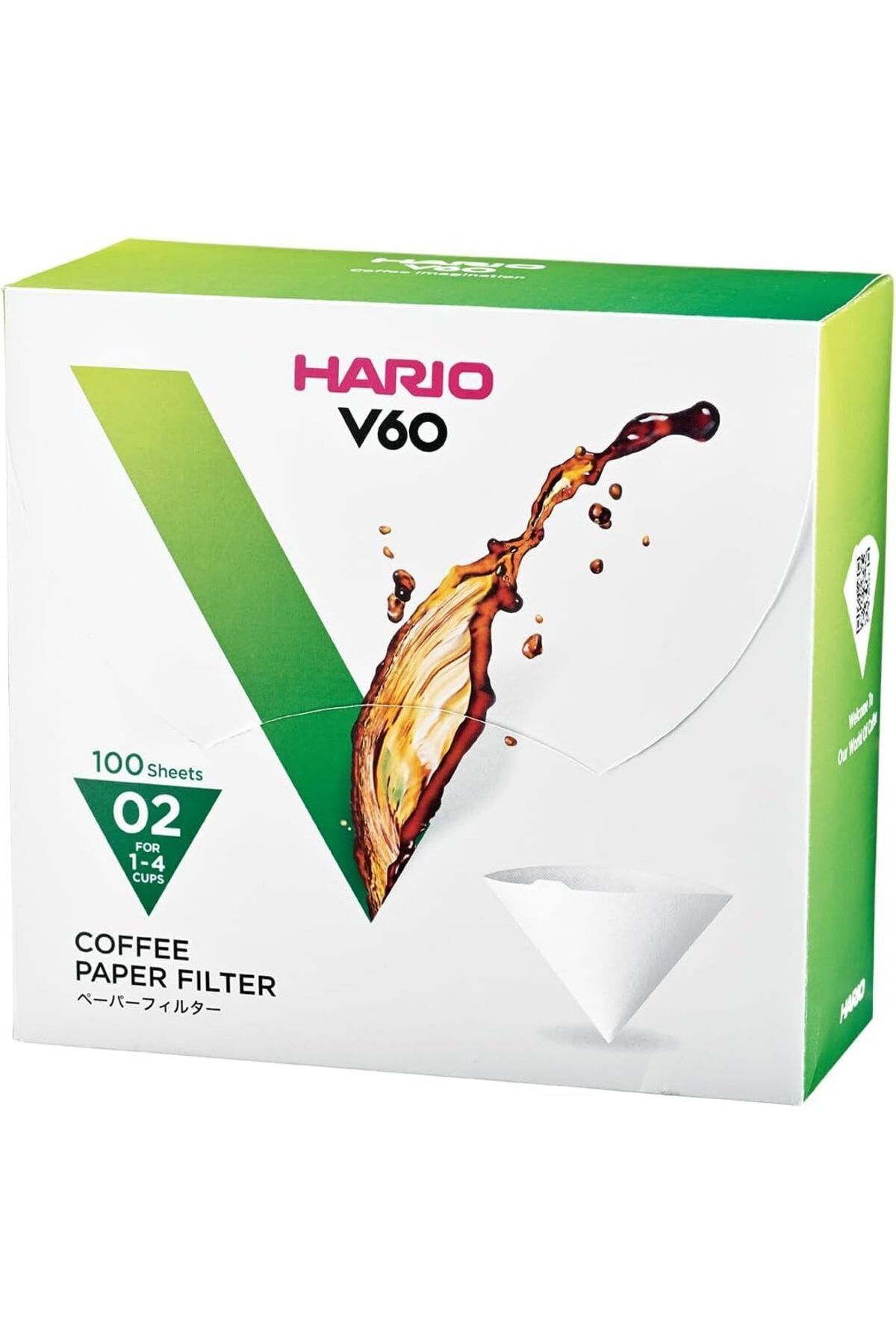 yenibagshop V60 02 Kutulu Filtre Kağıdı 100 Adet