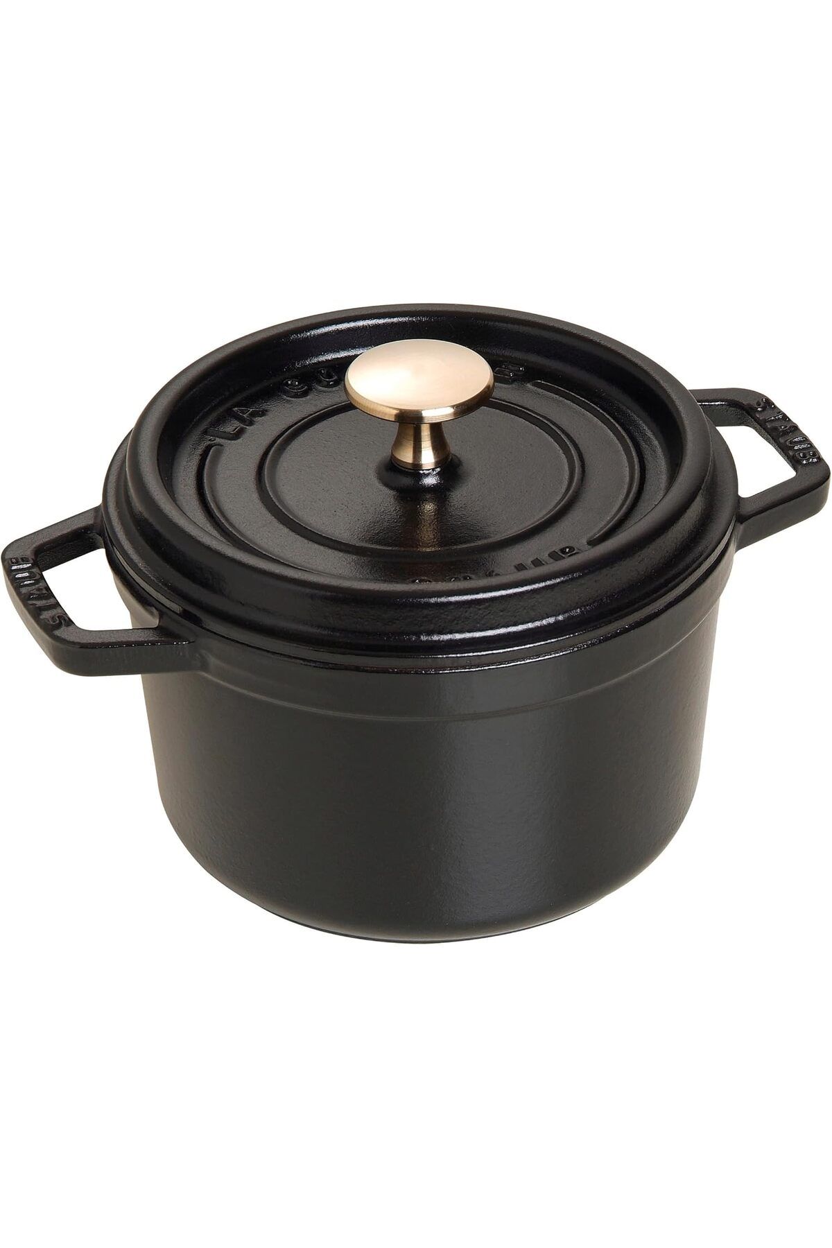 STOREMAX srhtDS Dökme Demir Kızartma Tavası/Güveç, Yuvarlak 16 cm, 1,2 L, Siyah Desing 266450