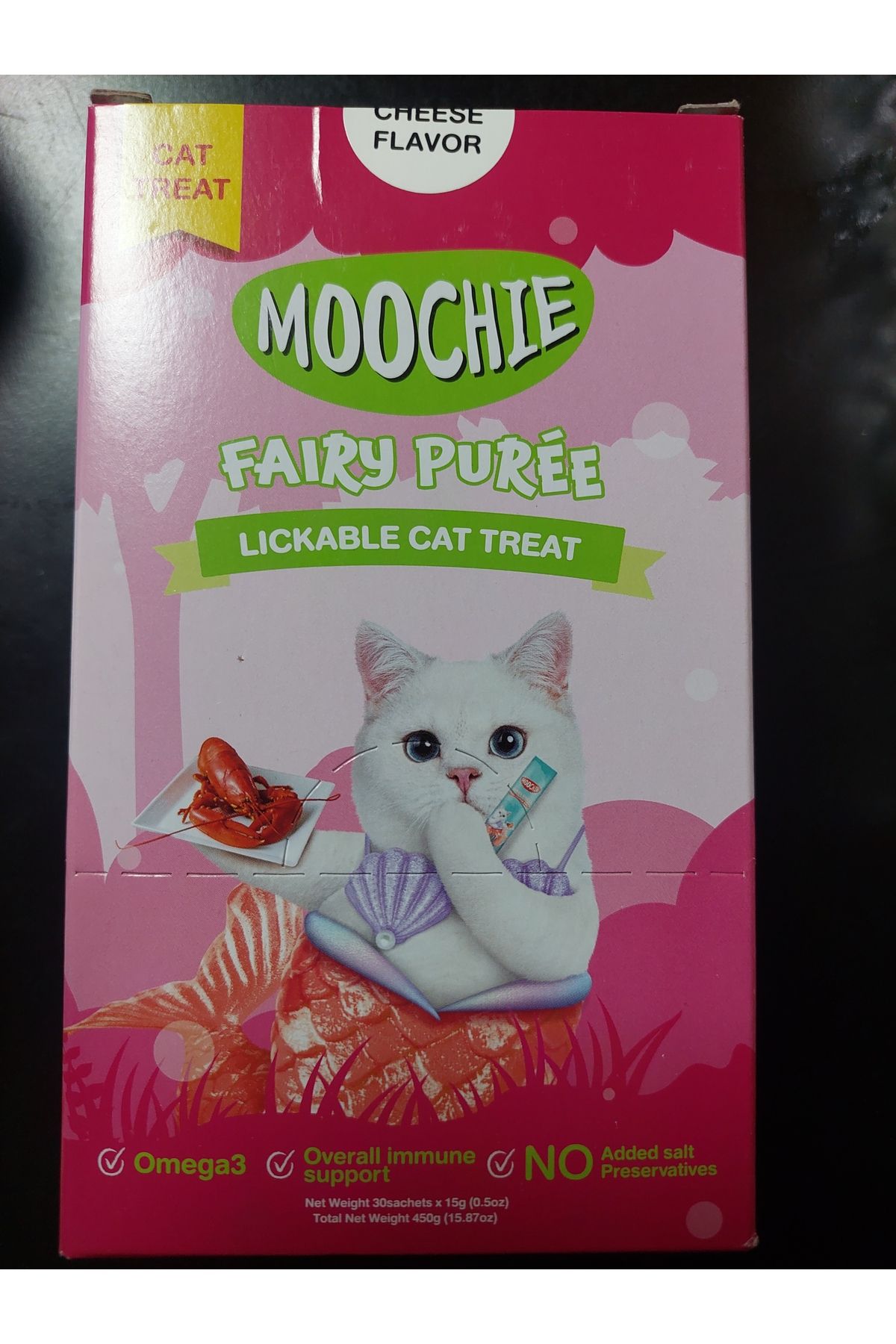 MOOCHIE Kediler için Ton balığı&Peynirli Sıvı Ödül 15grx30